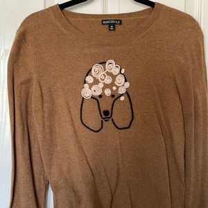 J crew poodle dog sweater
